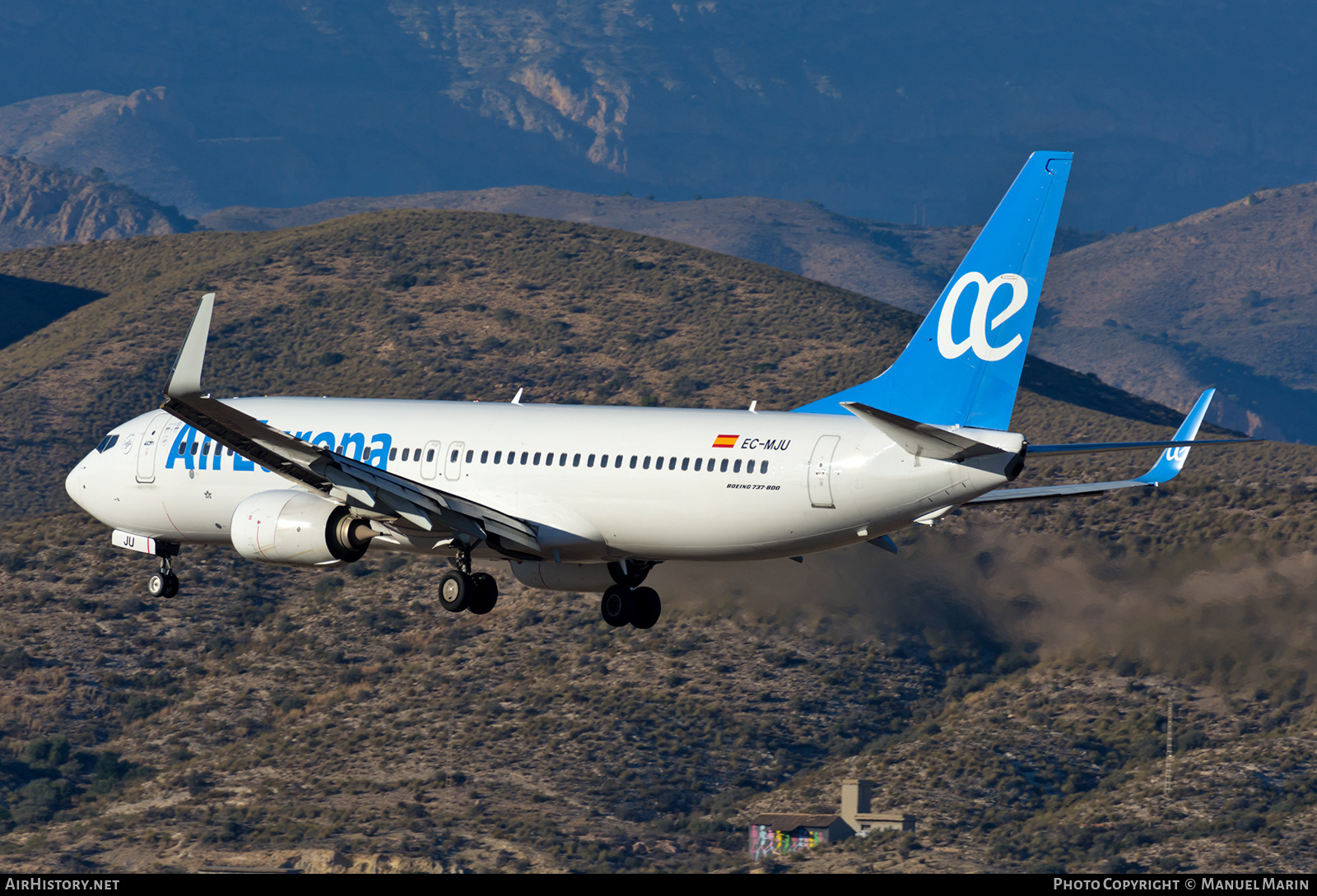 Aircraft Photo of EC-MJU | Boeing 737-85P | Air Europa | AirHistory.net #642962