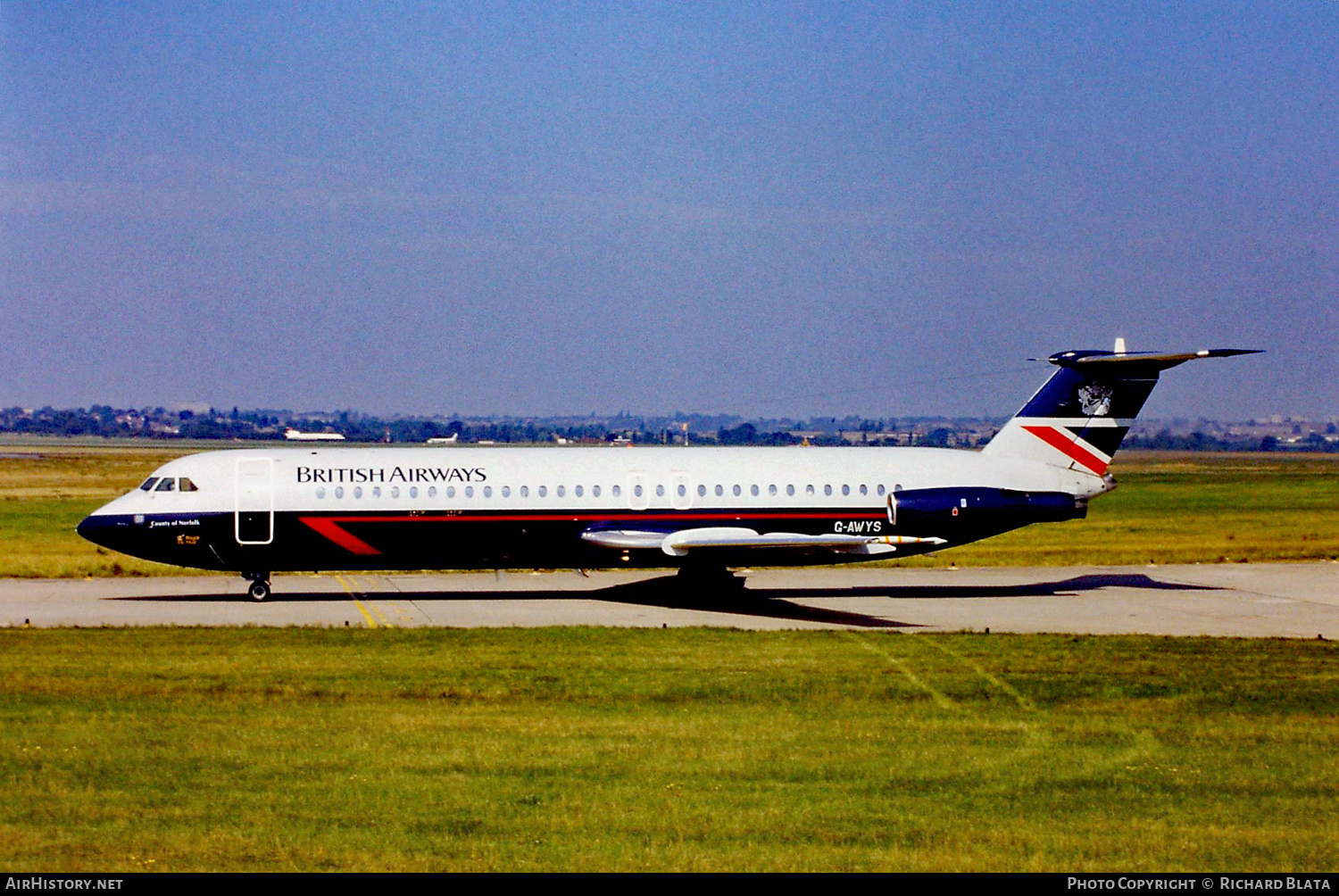 Aircraft Photo of G-AWYS | BAC 111-501EX One-Eleven | British Airways | AirHistory.net #643025