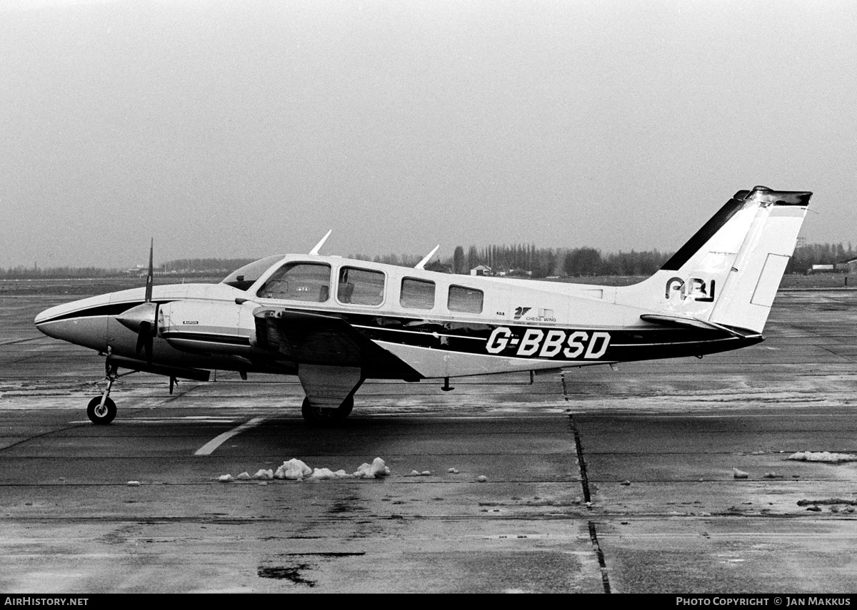 Aircraft Photo of G-BBSD | Beech 58 Baron | ABI Caravans | AirHistory.net #643026