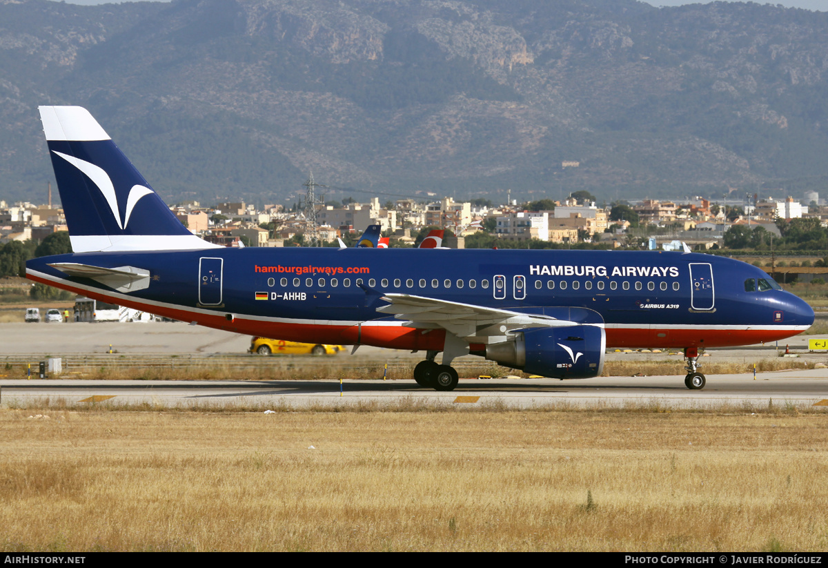 Aircraft Photo of D-AHHB | Airbus A319-112 | Hamburg Airways | AirHistory.net #643084