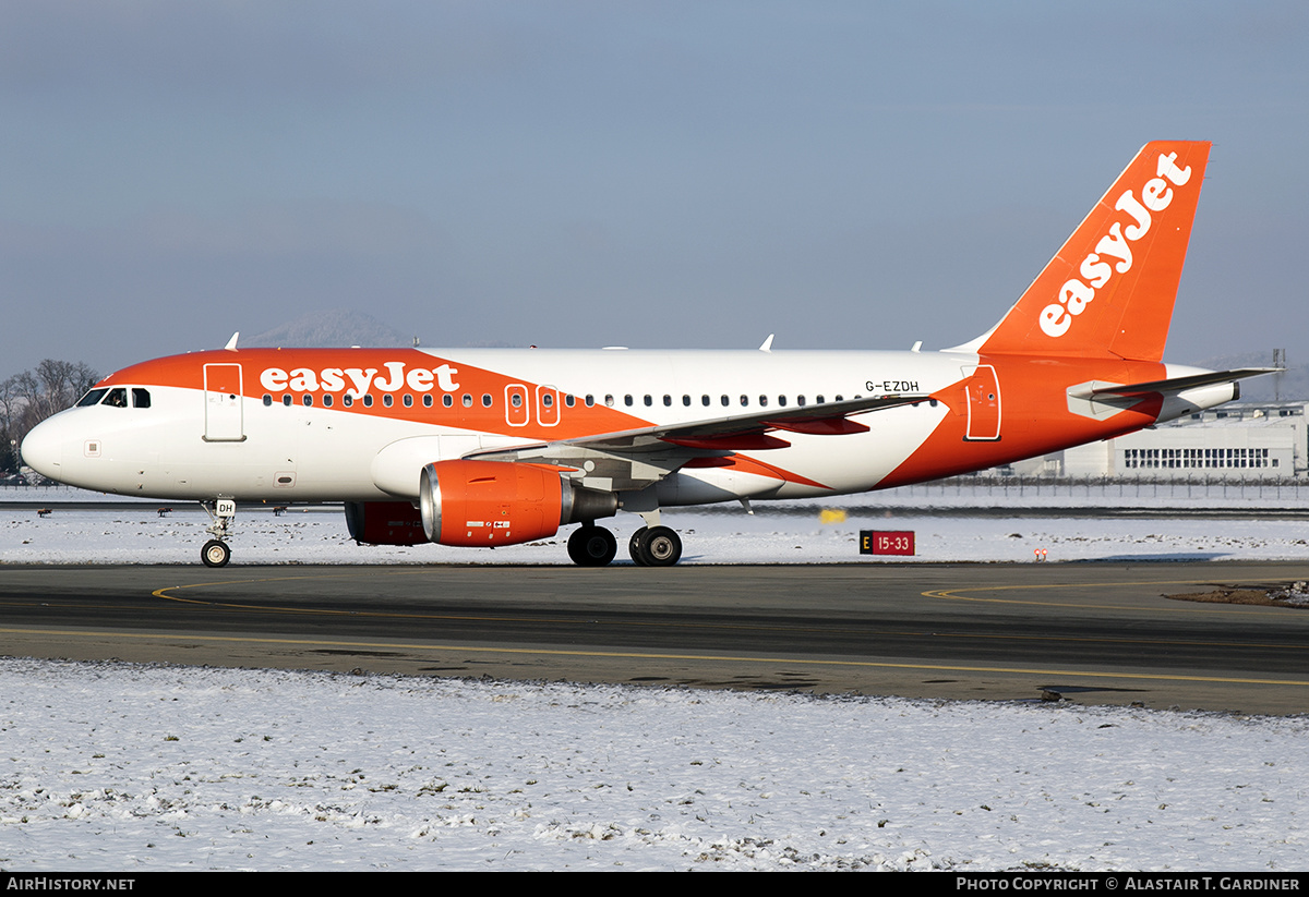 Aircraft Photo of G-EZDH | Airbus A319-111 | EasyJet | AirHistory.net #643089