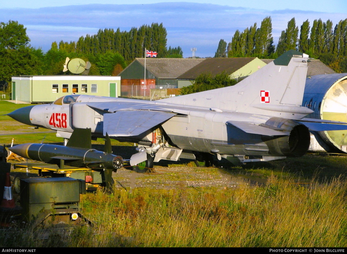 Aircraft Photo of 458 | Mikoyan-Gurevich MiG-23ML | Poland - Air Force | AirHistory.net #643116