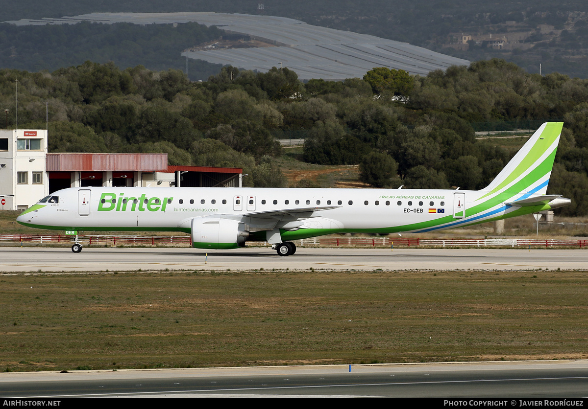 Aircraft Photo of EC-OEB / 19020117 | Embraer 195-E2 (ERJ-190-400) | Binter Canarias | AirHistory.net #643127