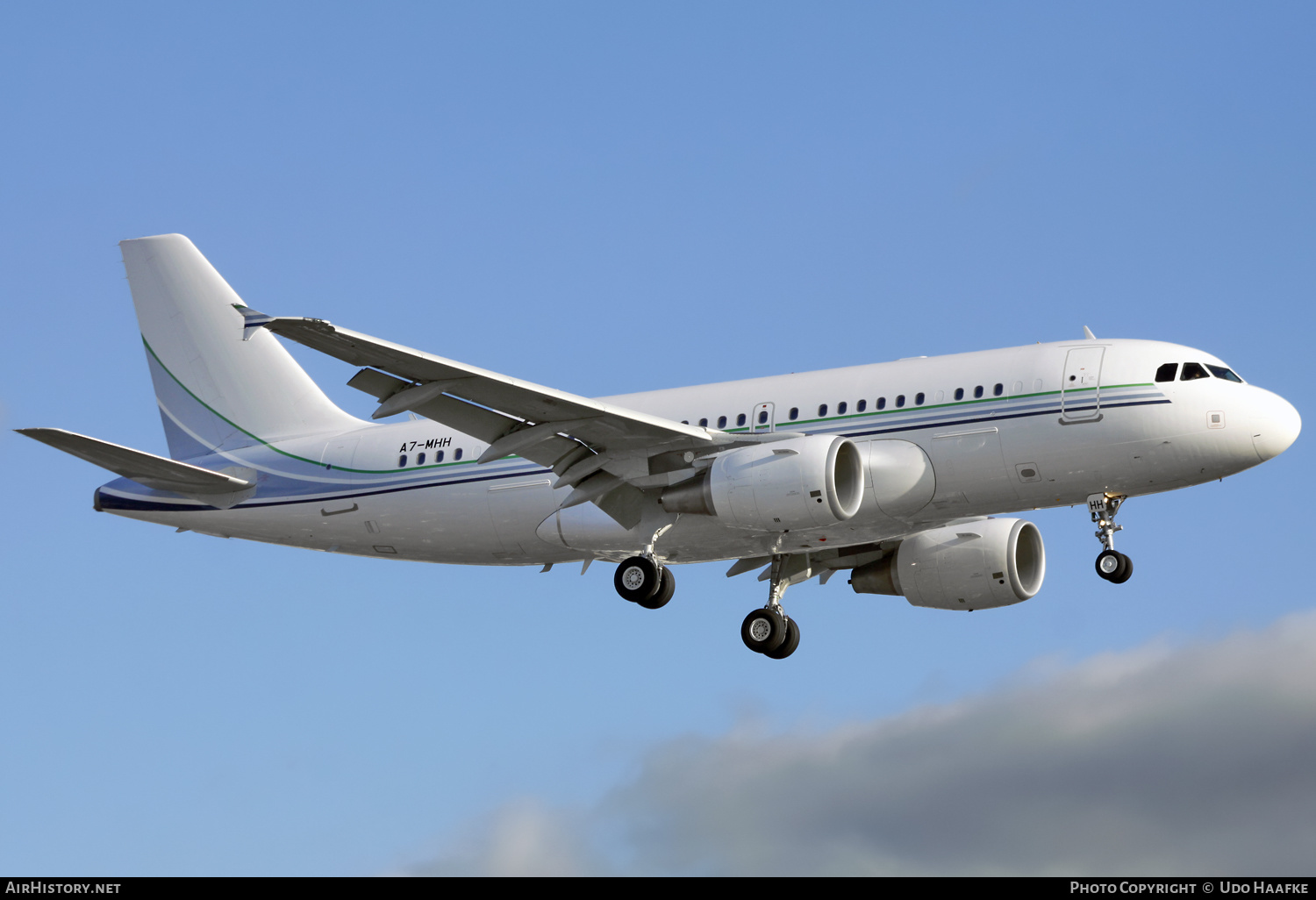 Aircraft Photo of A7-MHH | Airbus ACJ319 (A319-115/CJ) | AirHistory.net #643143