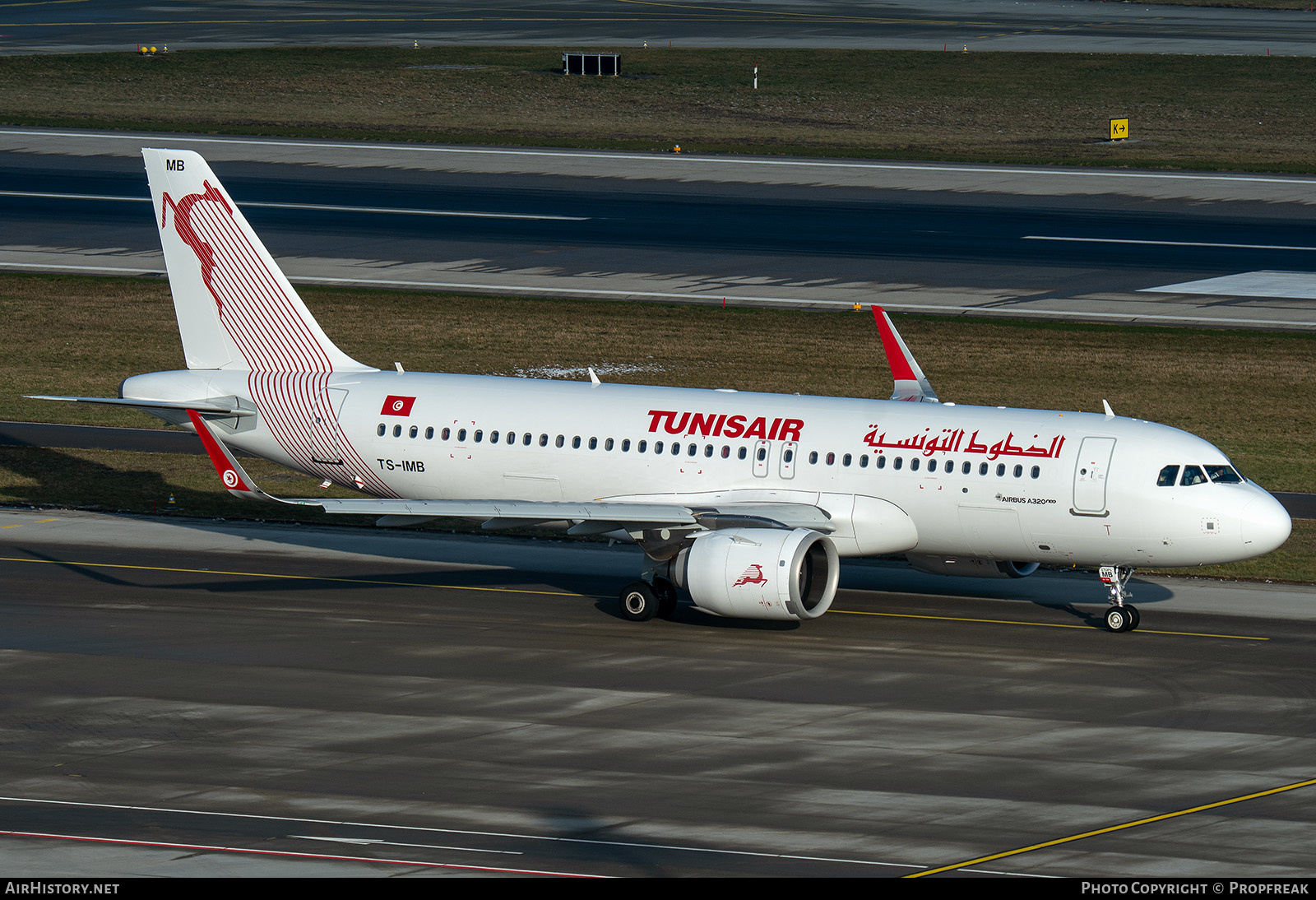Aircraft Photo of TS-IMB | Airbus A320-251N | Tunisair | AirHistory.net #643145