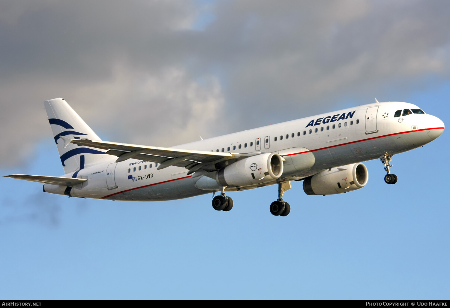 Aircraft Photo of SX-DVR | Airbus A320-232 | Aegean Airlines | AirHistory.net #643170