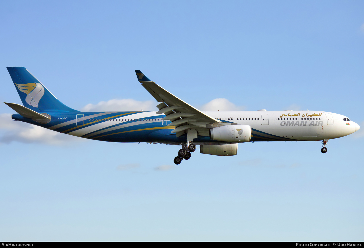 Aircraft Photo of A4O-DD | Airbus A330-343 | Oman Air | AirHistory.net #643171