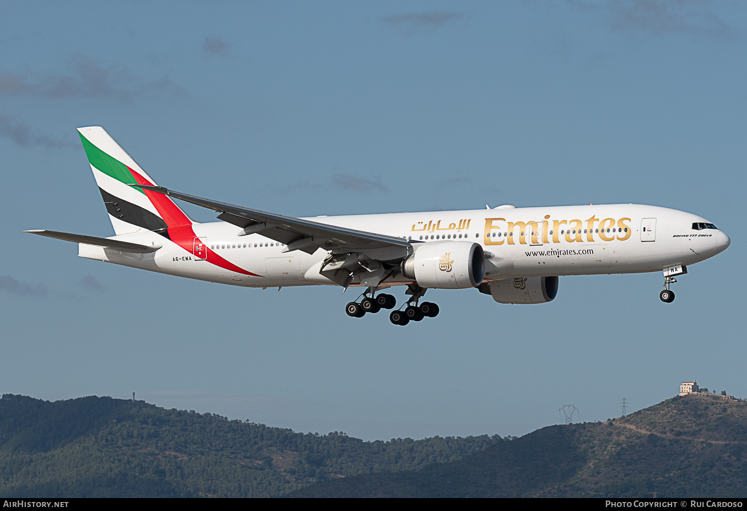 Aircraft Photo of A6-EWA | Boeing 777-21H/LR | Emirates | AirHistory.net #643179