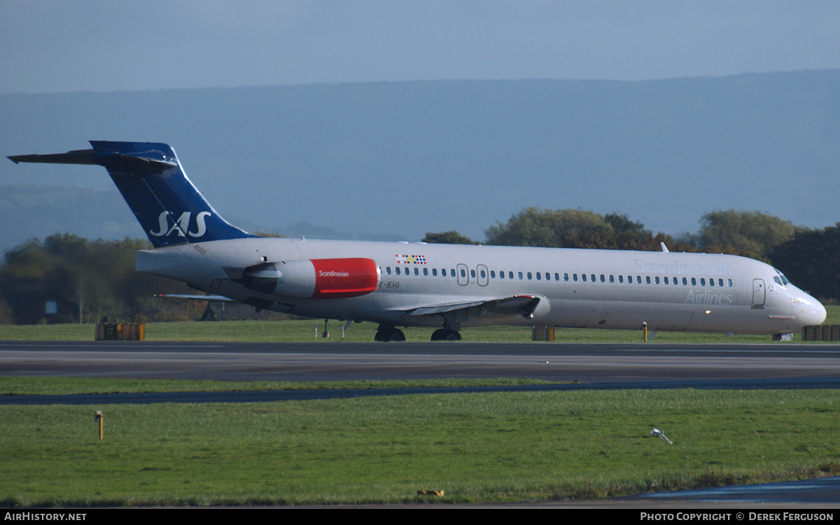 Aircraft Photo of OY-KHI | McDonnell Douglas MD-87 (DC-9-87) | Scandinavian Airlines - SAS | AirHistory.net #643190