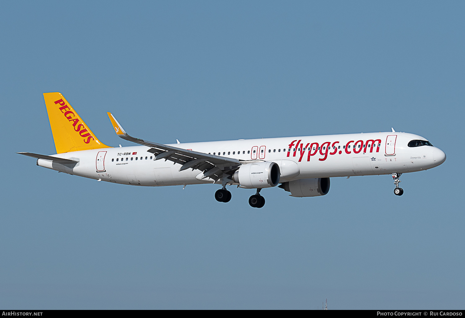 Aircraft Photo of TC-RBM | Airbus A321-251NX | Pegasus Airlines | AirHistory.net #643200