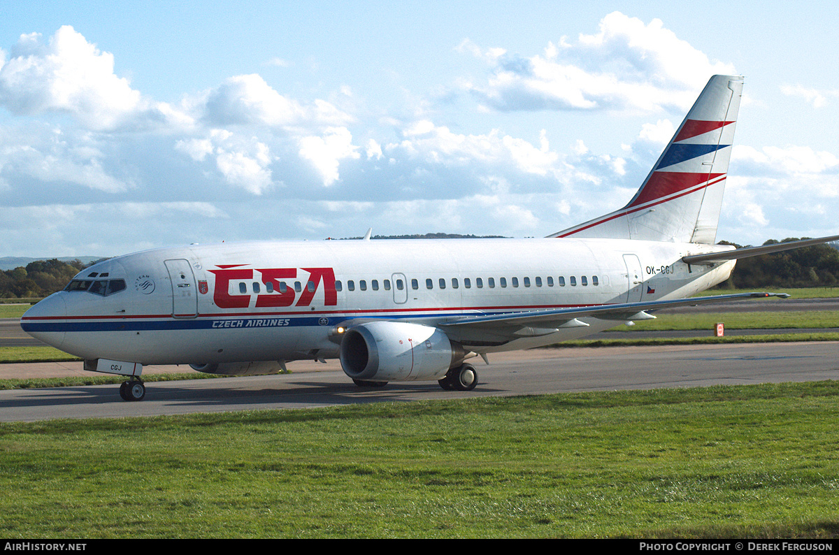 Aircraft Photo of OK-CGJ | Boeing 737-55S | ČSA - Czech Airlines | AirHistory.net #643230