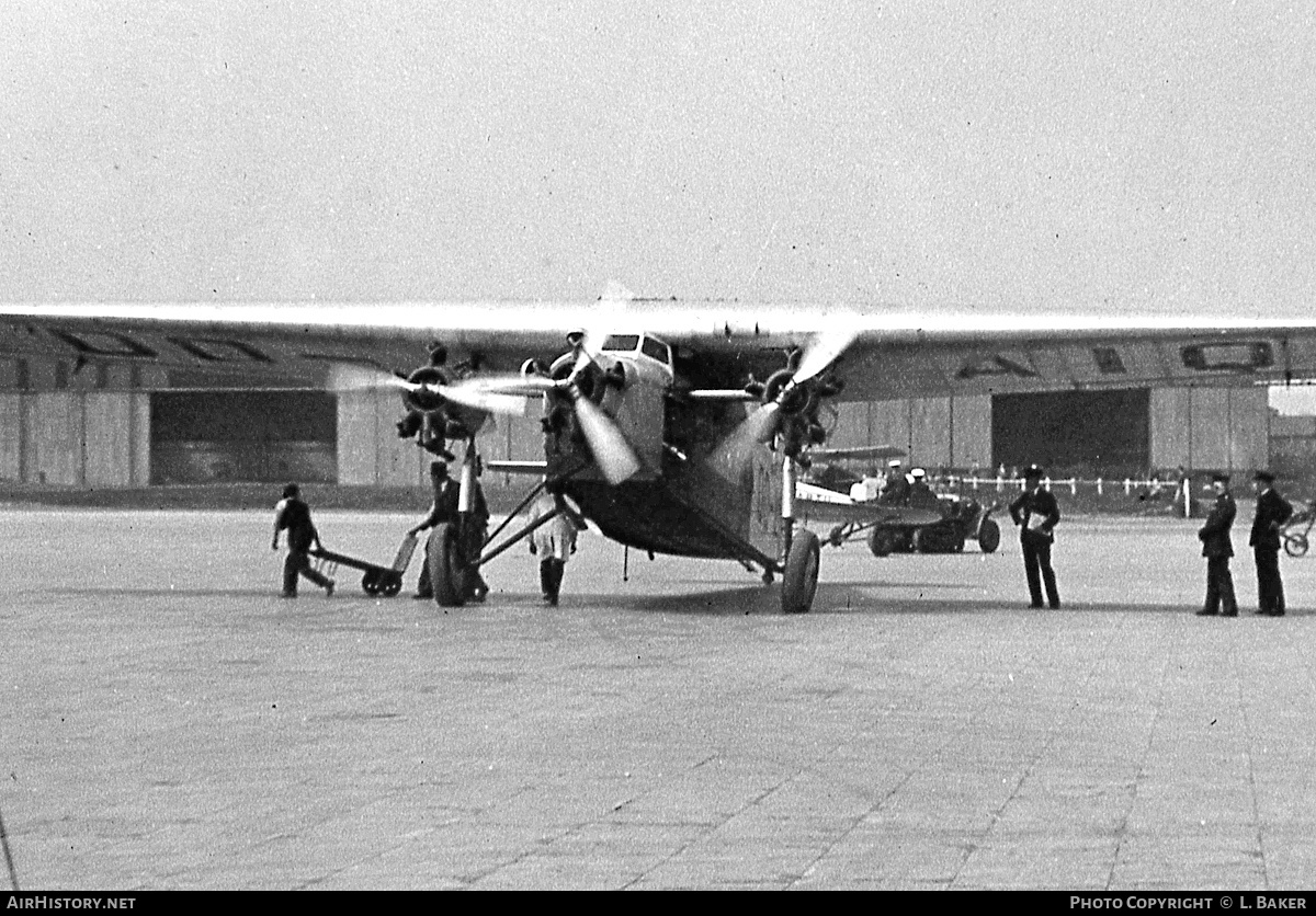 Aircraft Photo of OO-AIQ | Fokker F.VIIb-3m | Sabena | AirHistory.net #643300