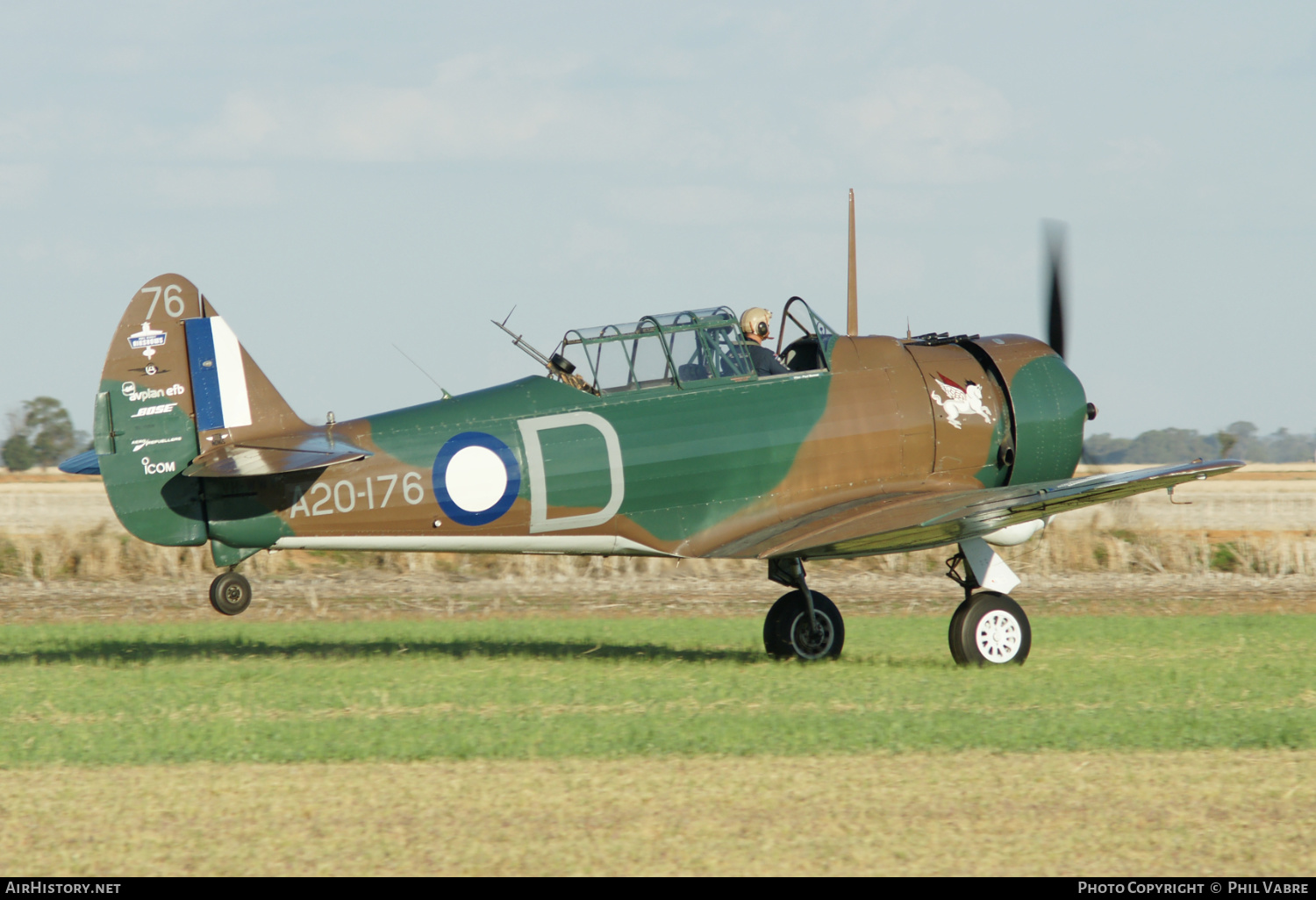 Aircraft Photo of VH-WWY / A20-176 | Commonwealth CA-3 Wirraway Mk II | Paul Bennet Airshows | Australia - Air Force | AirHistory.net #643304