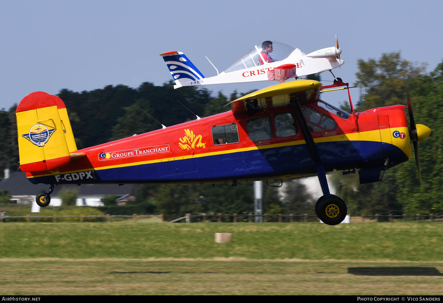 Aircraft Photo of F-GDPX | Max Holste MH.1521C-1 Broussard | Patrouille Tranchant | AirHistory.net #643331