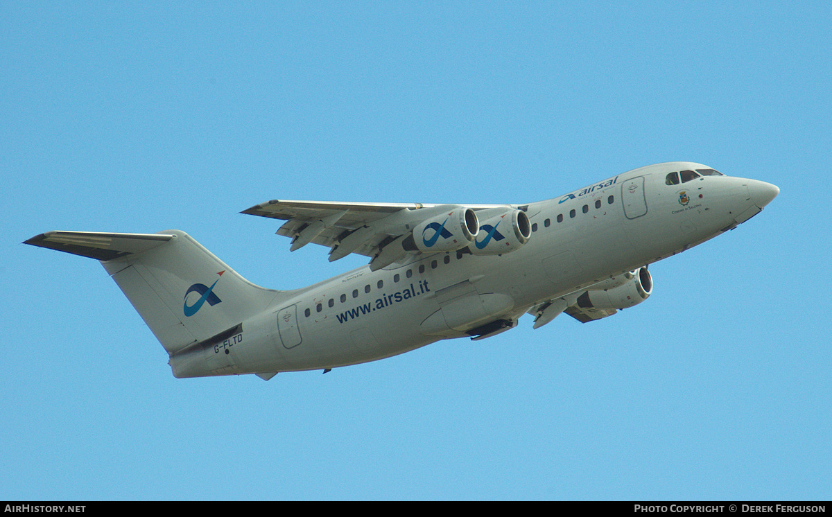 Aircraft Photo of G-FLTD | British Aerospace BAe-146-200 | Airsal Linee Aeree Campane | AirHistory.net #643340