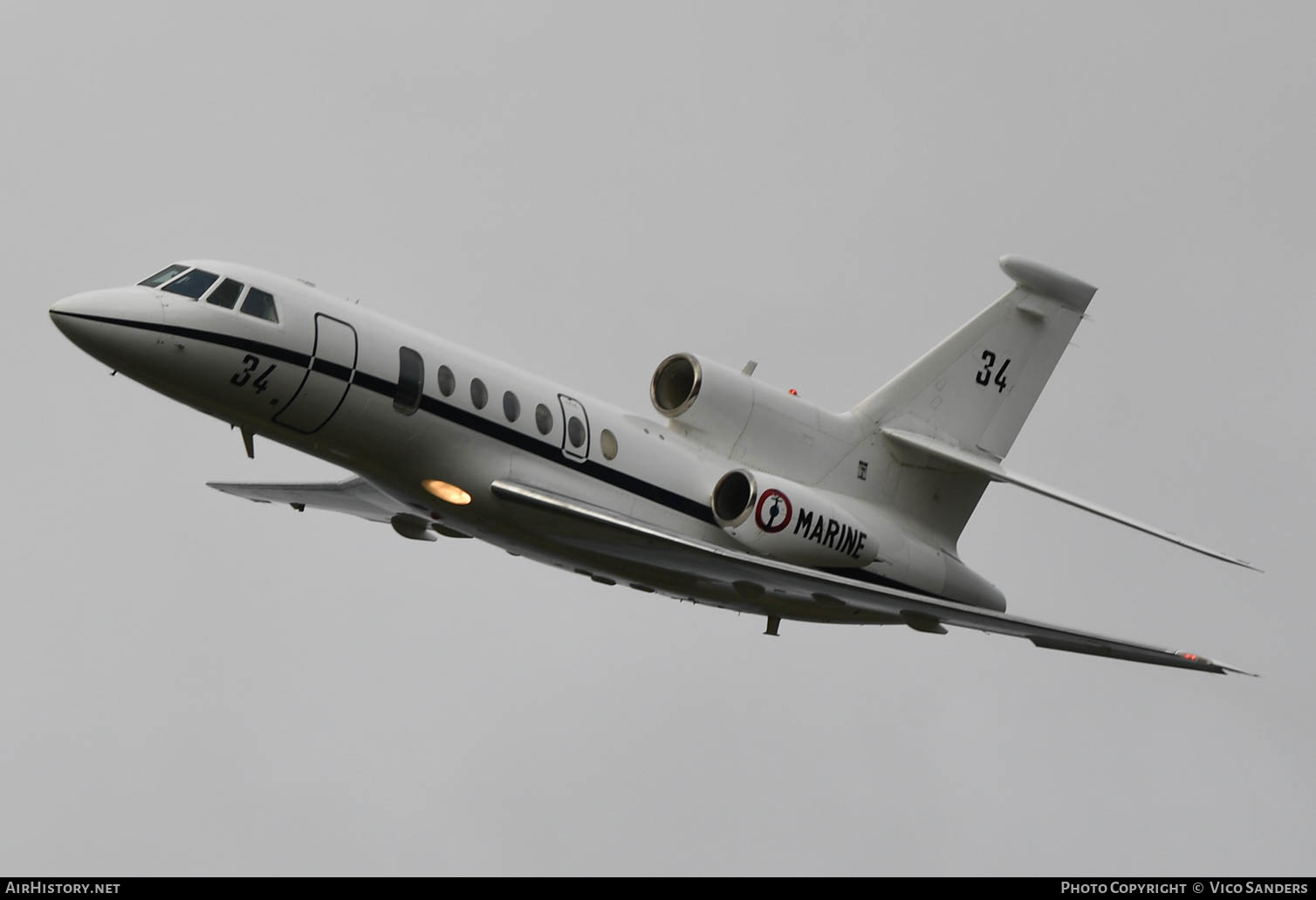 Aircraft Photo of 34 | Dassault Falcon 50MS Surmar | France - Navy | AirHistory.net #643343