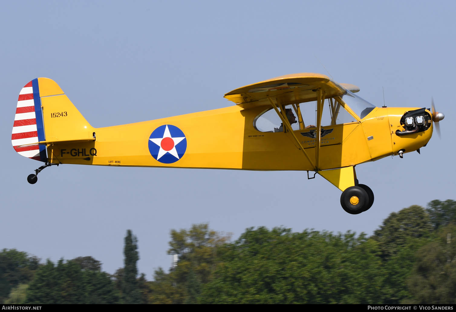 Aircraft Photo of F-GHLQ | Piper J-3C-65 Cub | USA - Army | AirHistory.net #643345