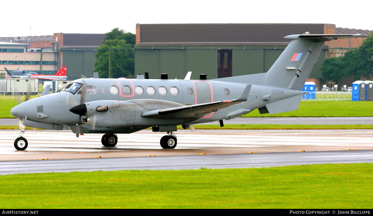 Aircraft Photo of ZZ504 | Hawker Beechcraft 350CER Shadow R1 (300C) | UK - Air Force | AirHistory.net #643365