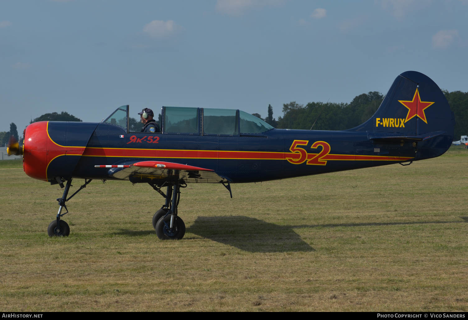 Aircraft Photo of F-WRUX / 52 | Yakovlev Yak-52 | AirHistory.net #643382