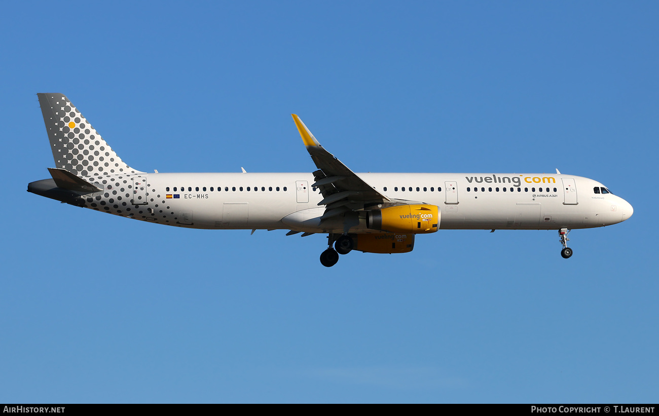 Aircraft Photo of EC-MHS | Airbus A321-231 | Vueling Airlines | AirHistory.net #643387