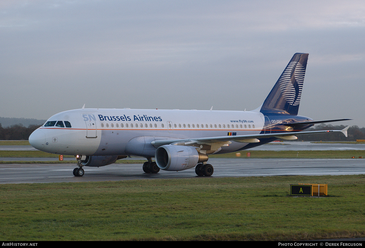 Aircraft Photo of OO-SSG | Airbus A319-112 | SN Brussels Airlines | AirHistory.net #643401