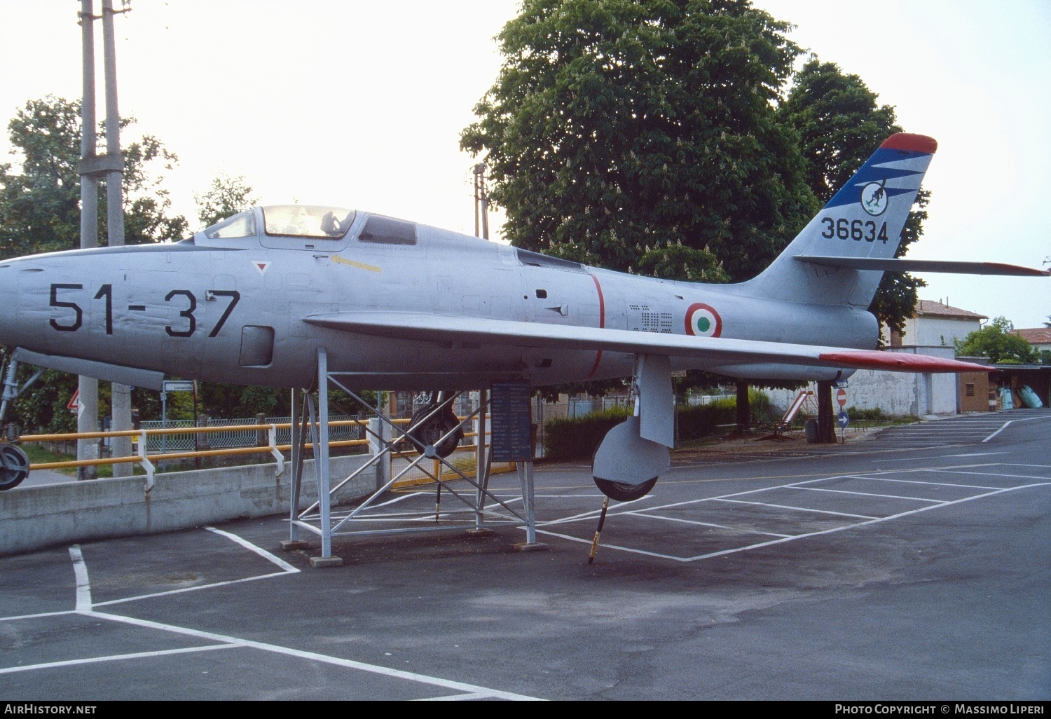 Aircraft Photo of 53-6634 / 36634 | Republic F-84F Thunderstreak | Italy - Air Force | AirHistory.net #643460