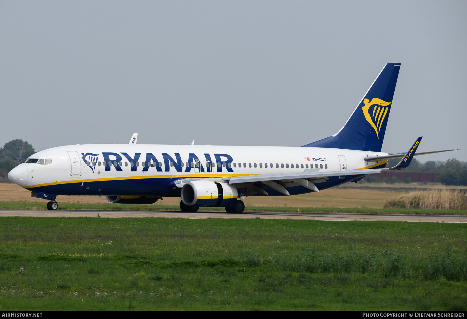 Aircraft Photo of 9H-QCX | Boeing 737-8AS | Ryanair | AirHistory.net #643464