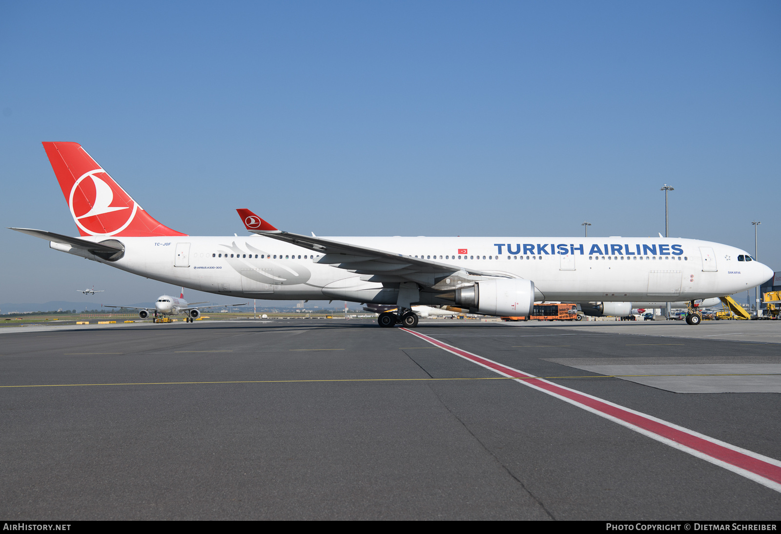 Aircraft Photo of TC-JOF | Airbus A330-303 | Turkish Airlines | AirHistory.net #643470