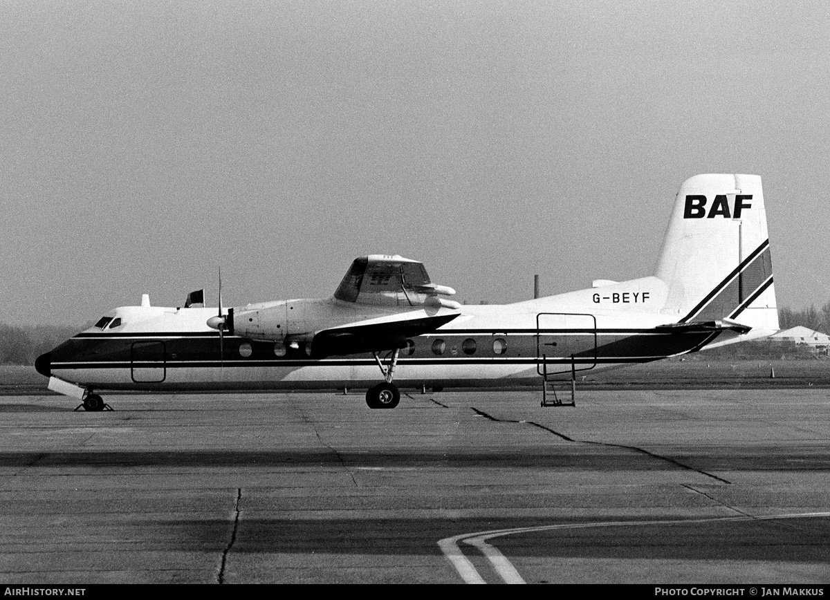 Aircraft Photo of G-BEYF | Handley Page HPR-7 Herald 401 | British Air Ferries - BAF | AirHistory.net #643485