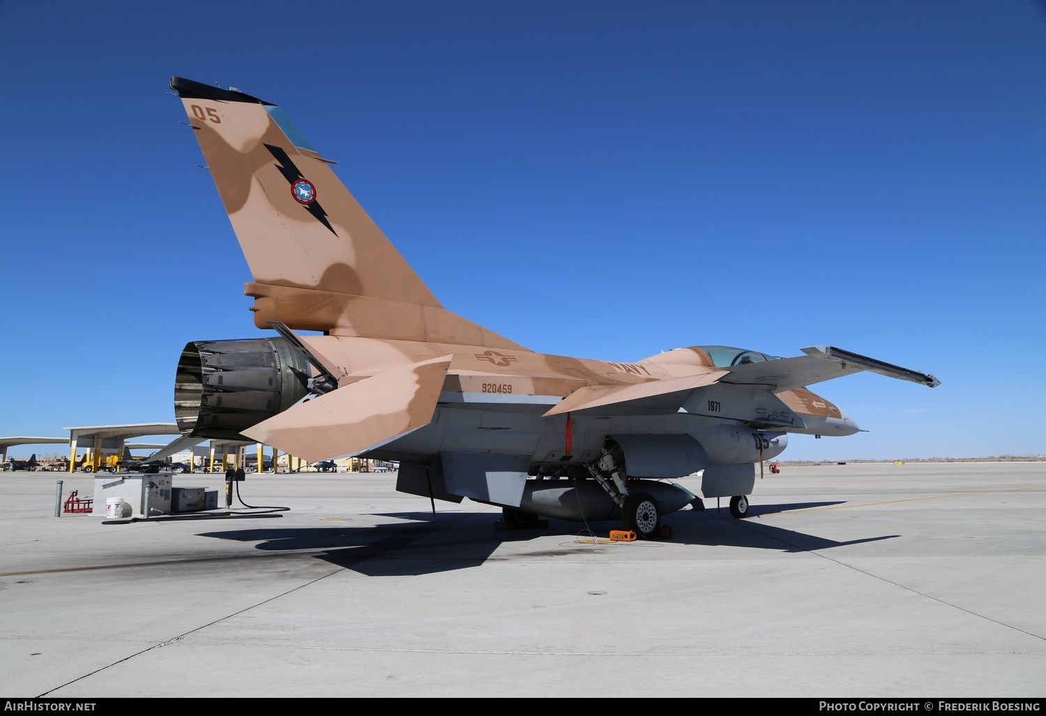 Aircraft Photo of 92-0459 / 920459 | General Dynamics F-16B Fighting Falcon | USA - Navy | AirHistory.net #643488