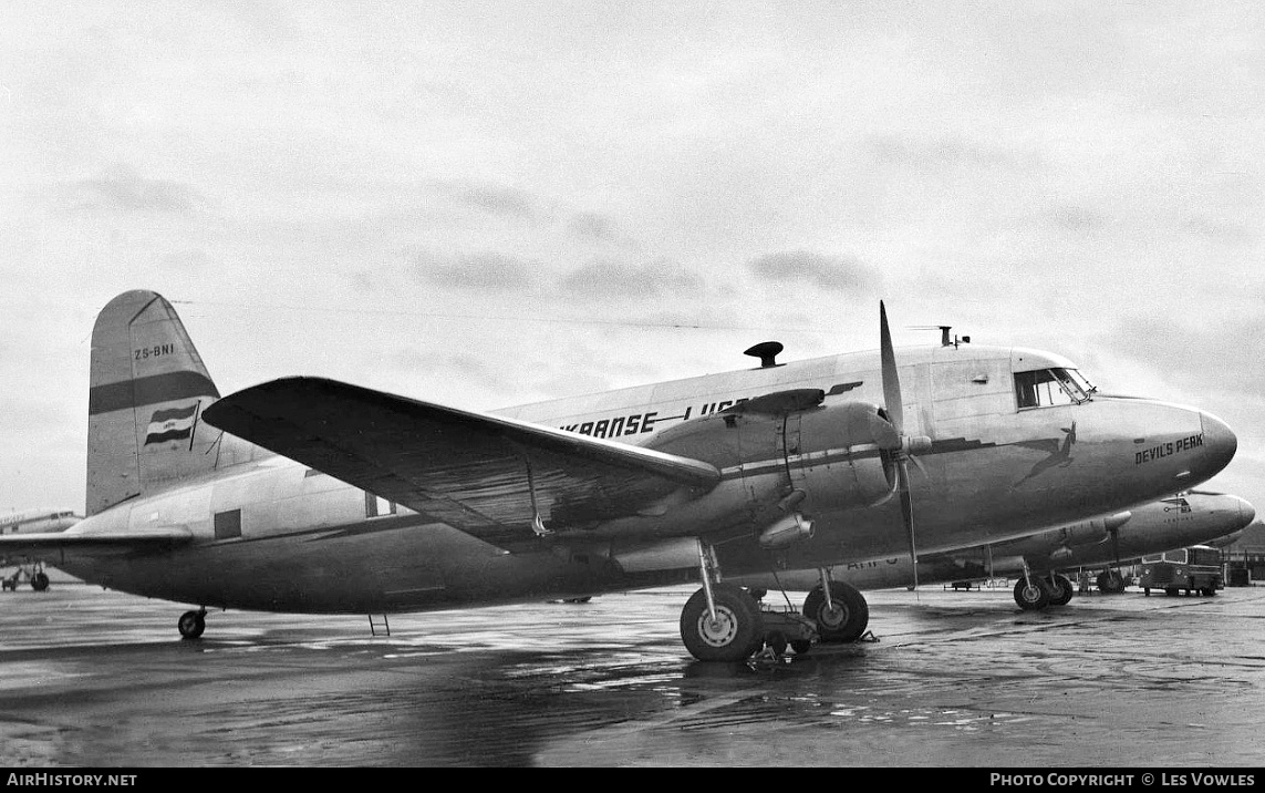 Aircraft Photo of ZS-BNI | Vickers 635 Viking 1B | South African Airways - Suid-Afrikaanse Lugdiens | AirHistory.net #643499
