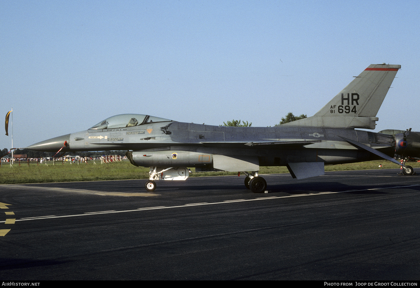 Aircraft Photo of 81-0694 / AF81-694 | General Dynamics F-16A Fighting Falcon | USA - Air Force | AirHistory.net #643514