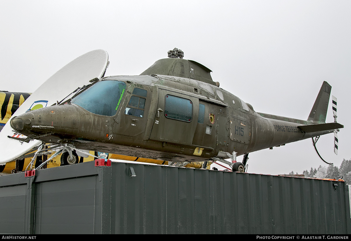Aircraft Photo of H15 | Agusta A-109HO (A-109BA) | Belgium - Army | AirHistory.net #643533