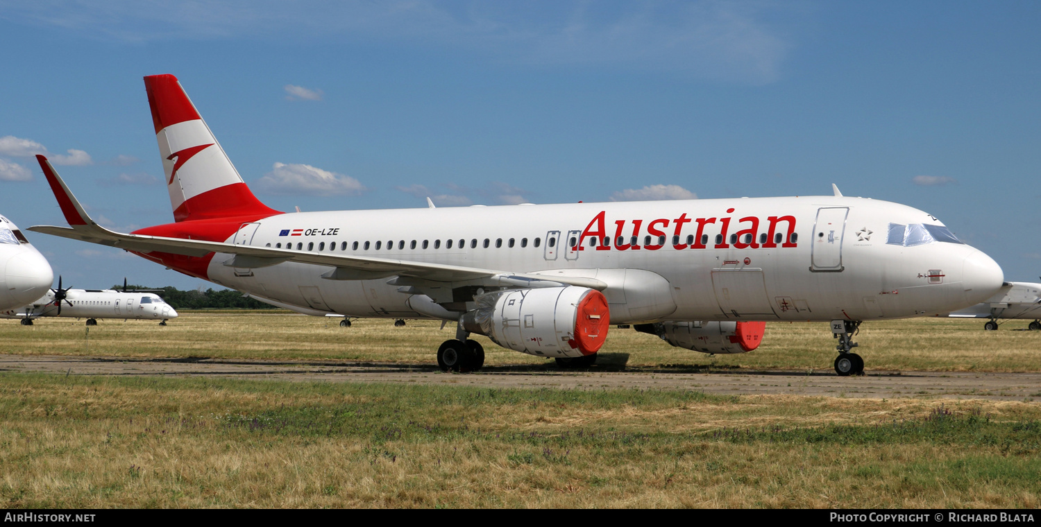 Aircraft Photo of OE-LZE | Airbus A320-214 | Austrian Airlines | AirHistory.net #643552
