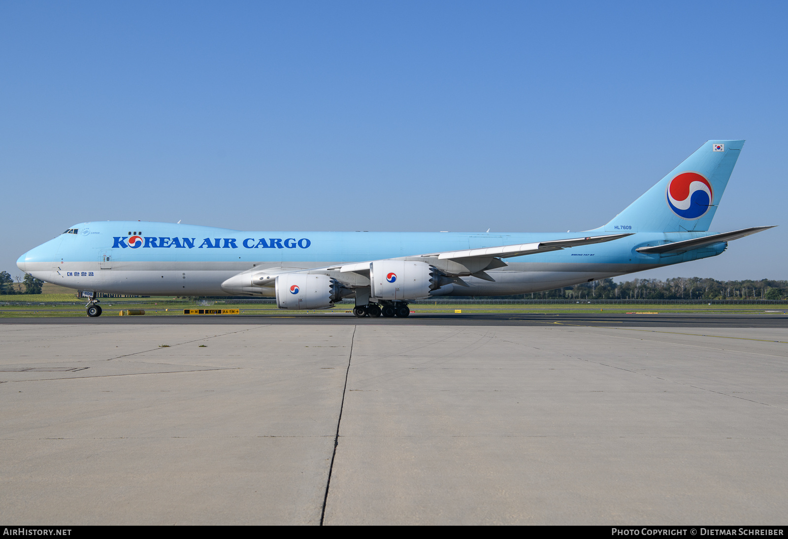 Aircraft Photo of HL7609 | Boeing 747-8HTF/SCD | Korean Air Cargo | AirHistory.net #643608
