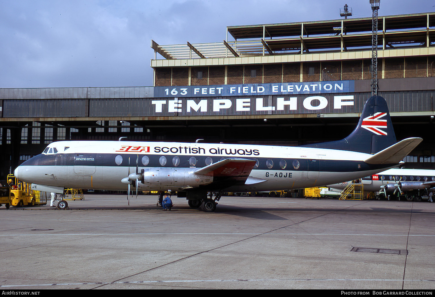 Aircraft Photo of G-AOJE | Vickers 802 Viscount | BEA Scottish Airways - British European Airways | AirHistory.net #643620