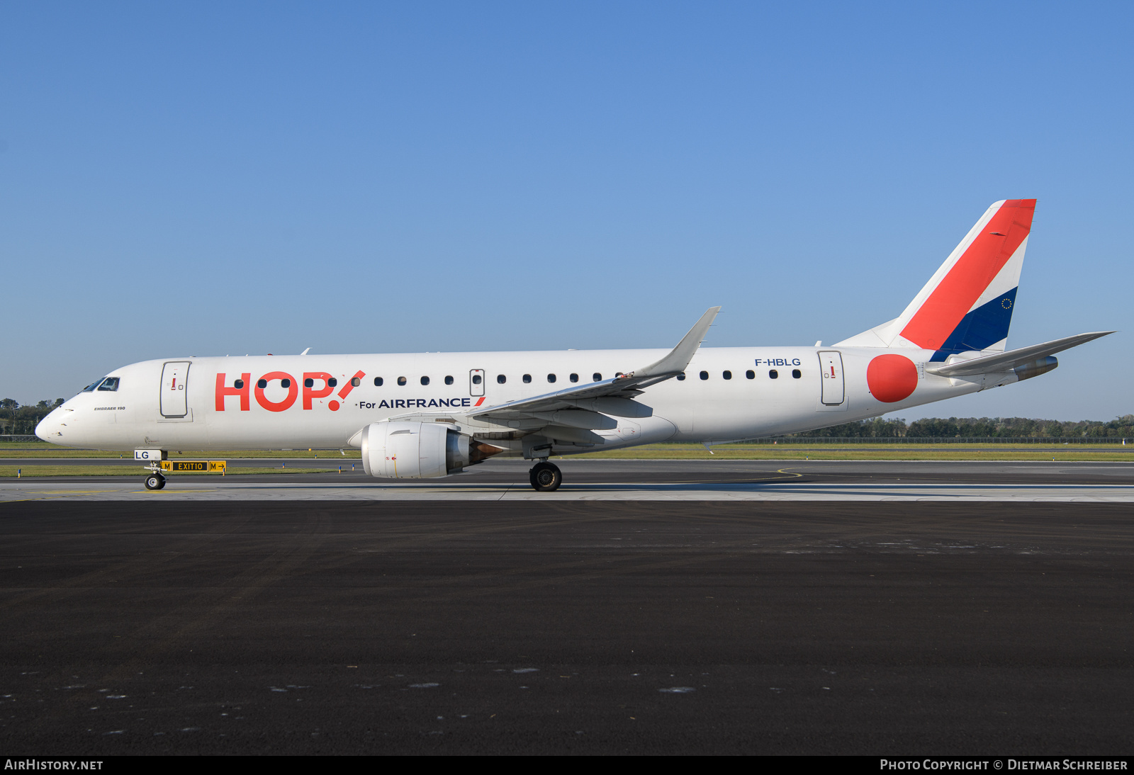 Aircraft Photo of F-HBLG | Embraer 190STD (ERJ-190-100STD) | Hop! | AirHistory.net #643624