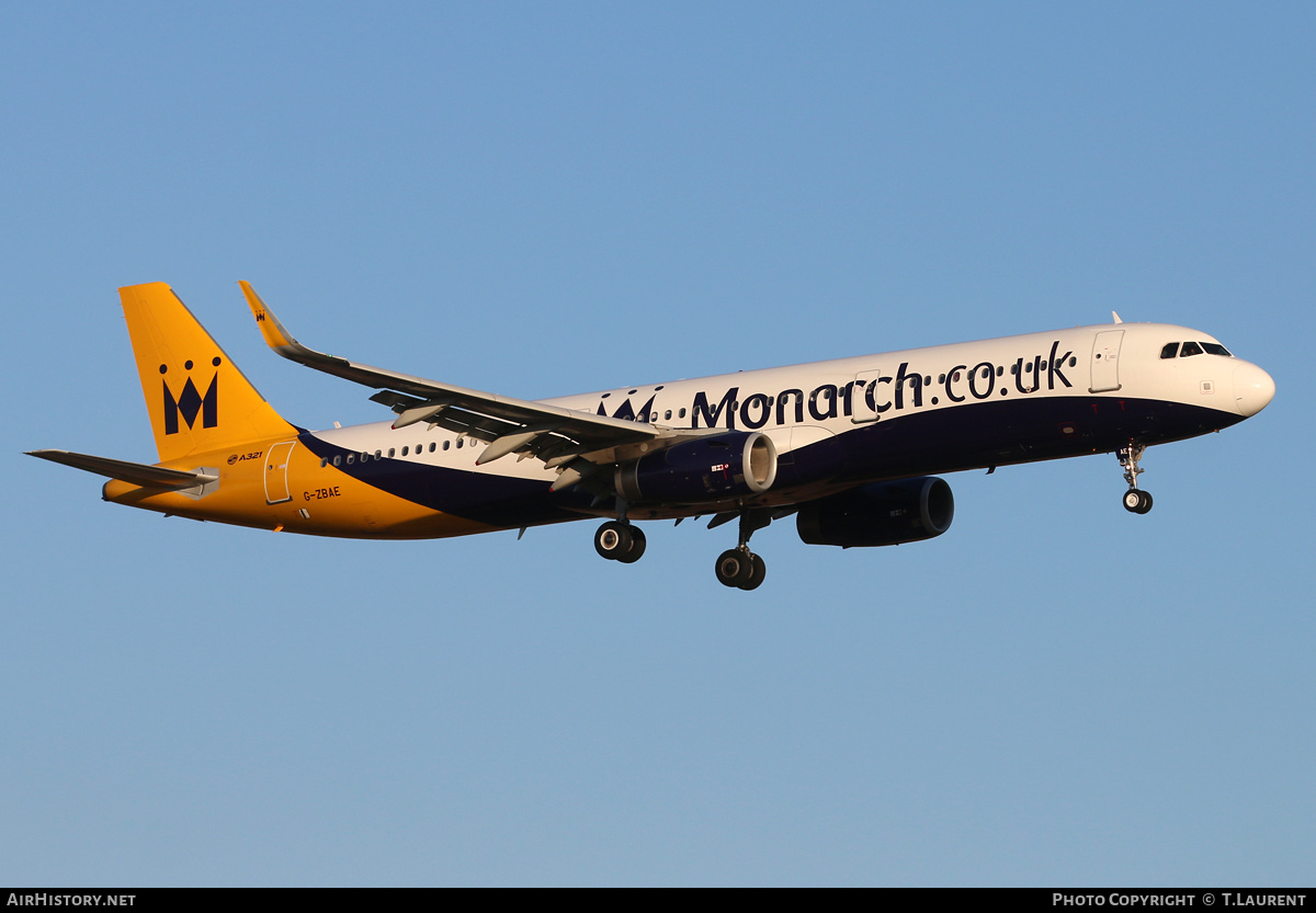 Aircraft Photo of G-ZBAE | Airbus A321-231 | Monarch Airlines | AirHistory.net #643628