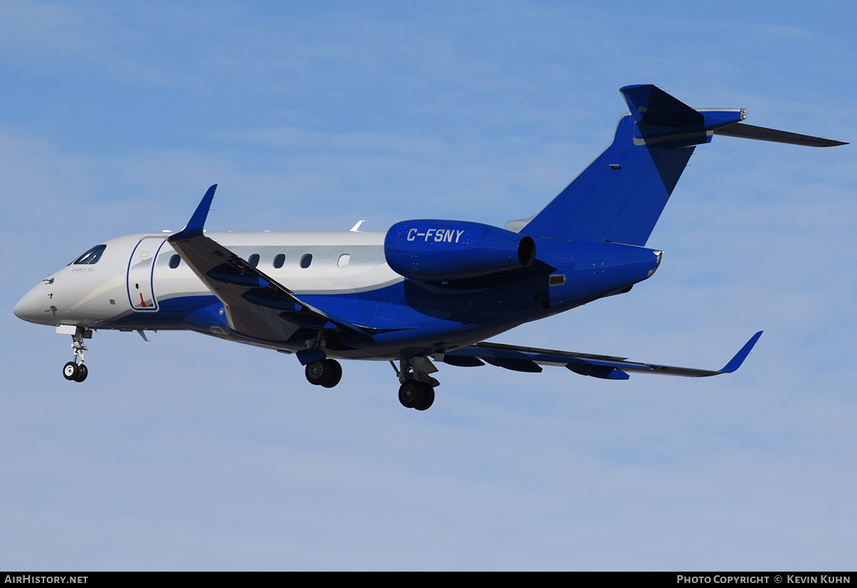 Aircraft Photo of C-FSNY | Embraer EMB-550 Legacy 500 | AirHistory.net #643635