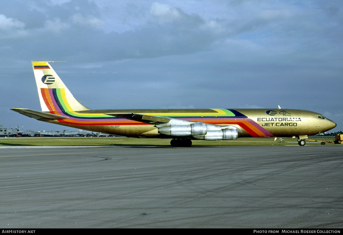 Aircraft Photo of HC-BGP | Boeing 707-321C | Ecuatoriana Jet Cargo | AirHistory.net #643649