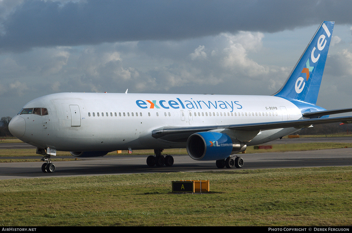 Aircraft Photo of G-BOPB | Boeing 767-204 | Excel Airways | AirHistory.net #643661