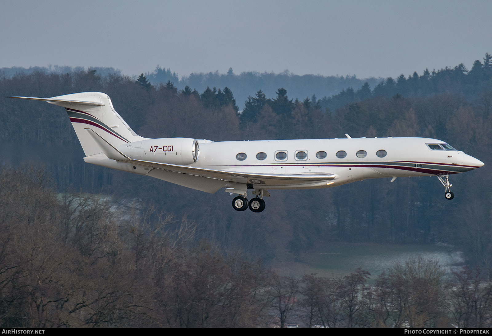 Aircraft Photo of A7-CGI | Gulfstream Aerospace G650ER (G-VI) | AirHistory.net #643673