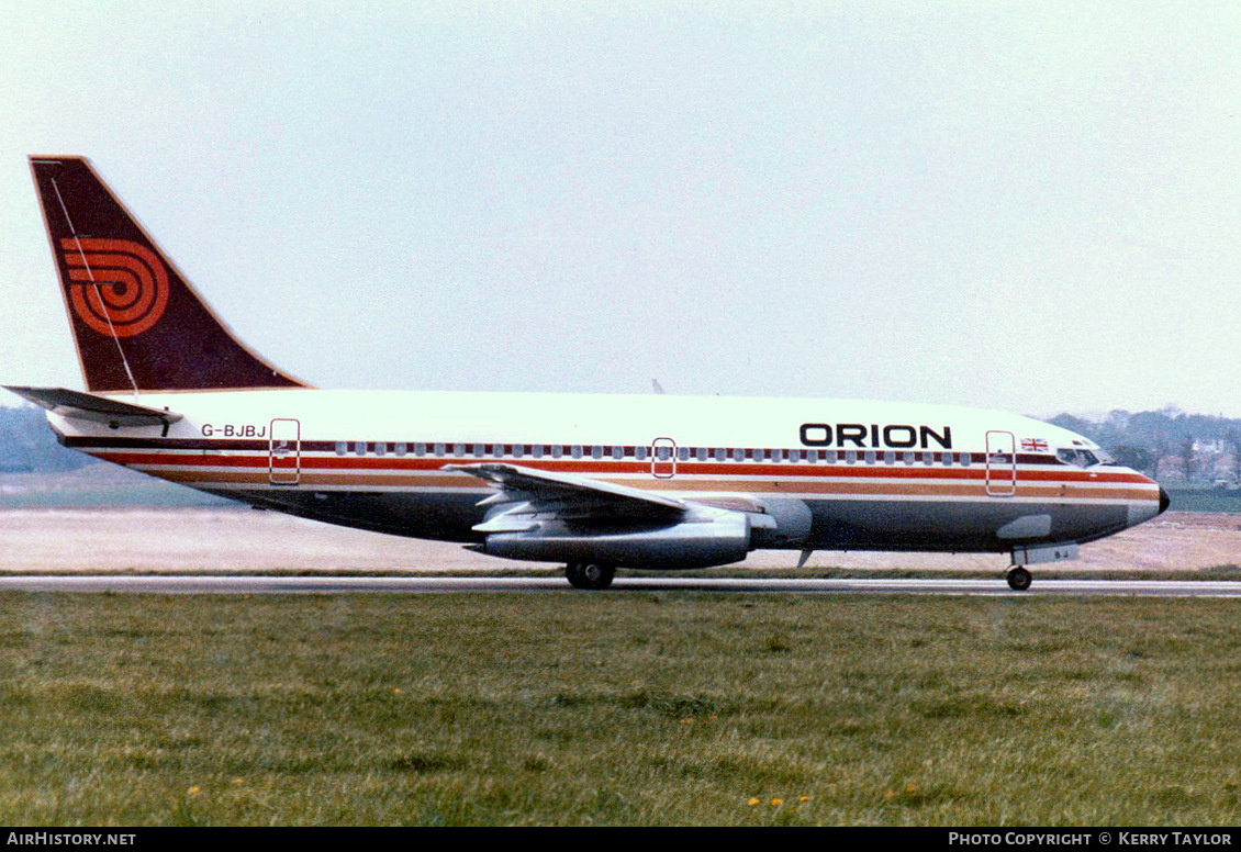 Aircraft Photo of G-BJBJ | Boeing 737-2T5/Adv | Orion Airways | AirHistory.net #643675