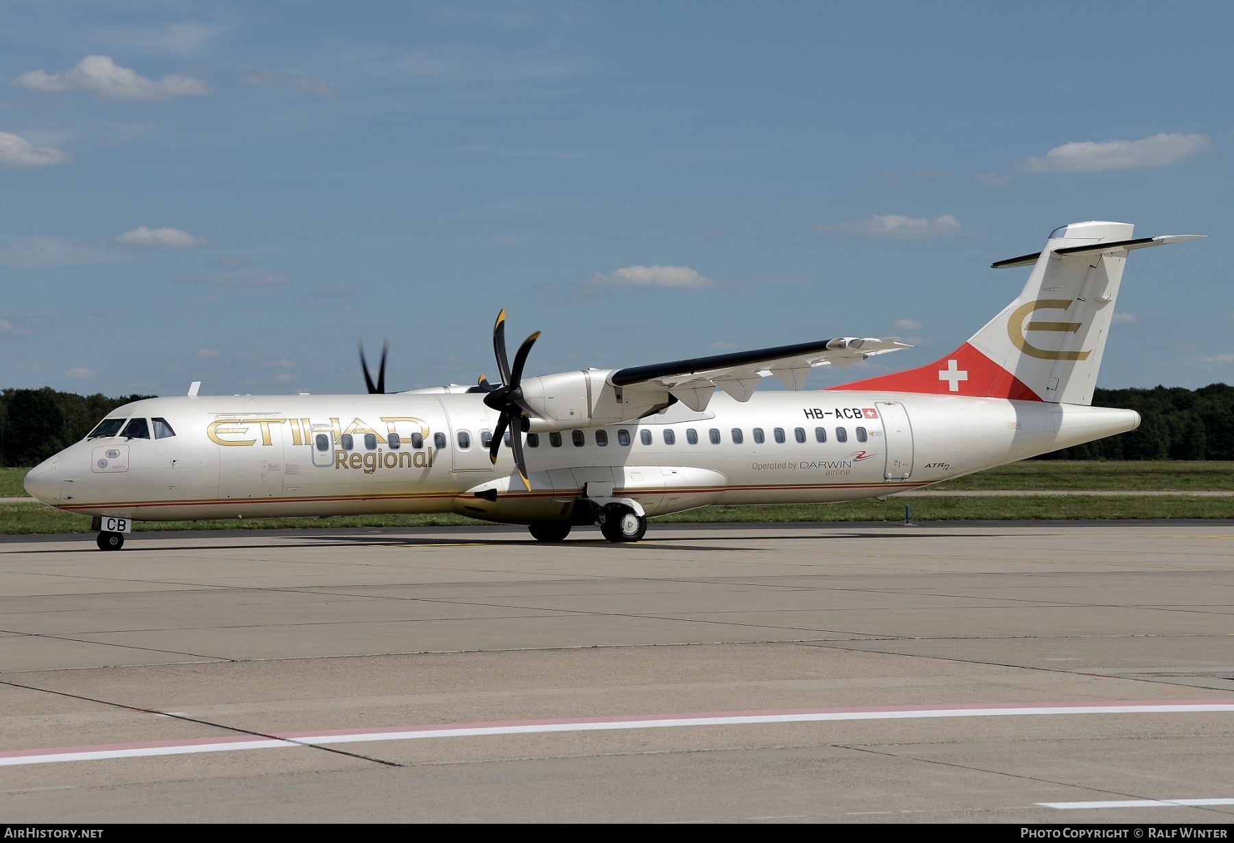 Aircraft Photo of HB-ACB | ATR ATR-72-500 (ATR-72-212A) | Etihad Regional | AirHistory.net #643681