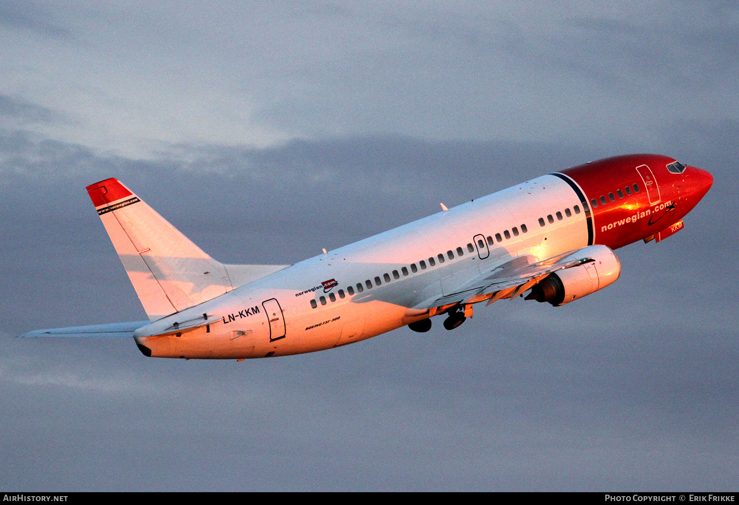 Aircraft Photo of LN-KKM | Boeing 737-3Y0 | Norwegian | AirHistory.net #643693