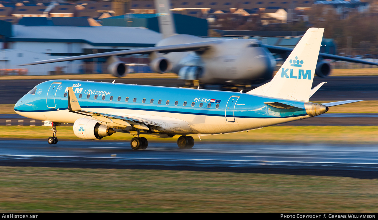 Aircraft Photo of PH-EXP | Embraer 175STD (ERJ-170-200STD) | KLM Cityhopper | AirHistory.net #643697