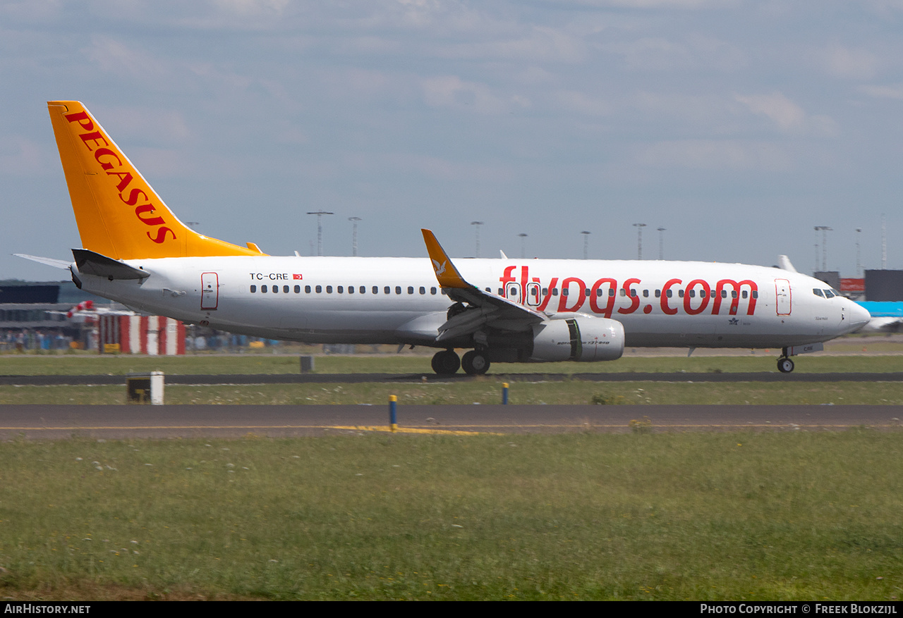 Aircraft Photo of TC-CRE | Boeing 737-800 | Pegasus Airlines | AirHistory.net #643724