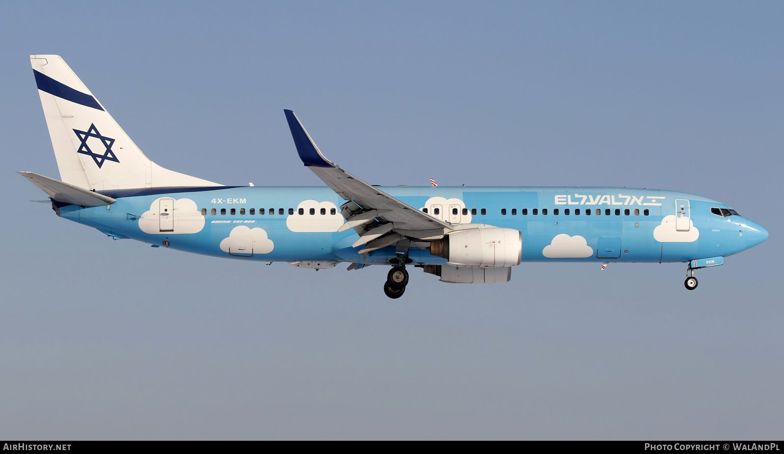 Aircraft Photo of 4X-EKM | Boeing 737-804 | El Al Israel Airlines | AirHistory.net #643742