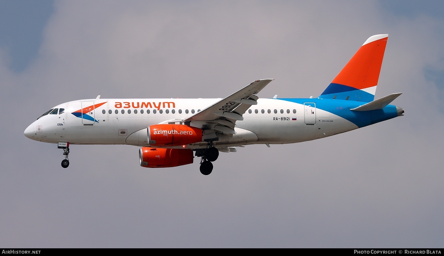 Aircraft Photo of RA-89121 | Sukhoi SSJ-100-95B Superjet 100 (RRJ-95B) | Azimuth Airlines | AirHistory.net #643760