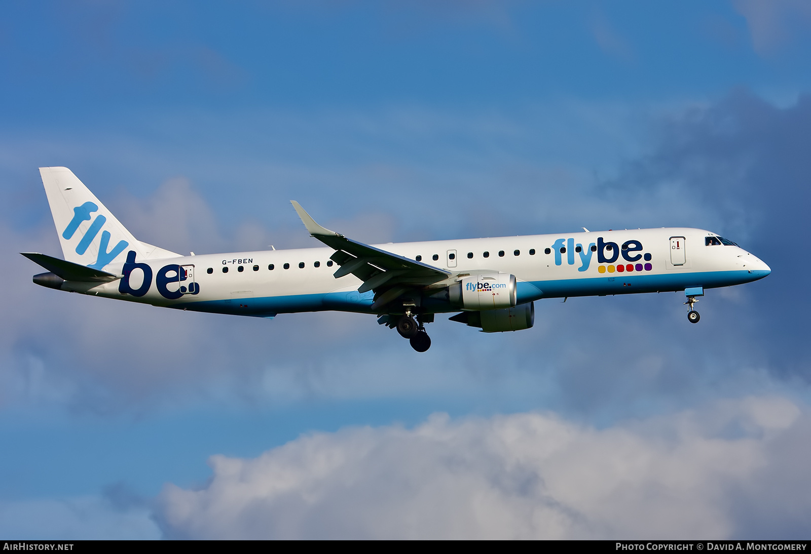 Aircraft Photo of G-FBEN | Embraer 195LR (ERJ-190-200LR) | Flybe | AirHistory.net #643795